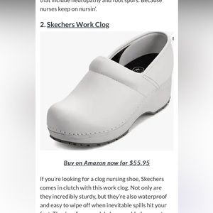 7 1/2 Sketchers slip resistant worn once ! Super cute and very comfortable .